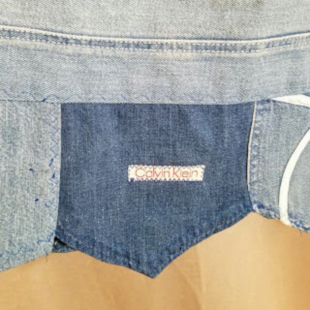the original denim raggs skirt vintage - Picture 4 of 9